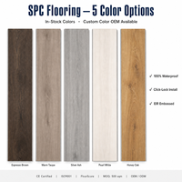 Großhandel Holzoptik Wasserdichter 6mm PVC Klick-Verschluss SPC-Bodenbelag LVP-Bodenbelag Vinyl-Planken Luxus-Vinylboden Fabrik OEM