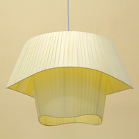 LDJ1996 Suspension Moderne Personnalisable 60cm French Vintage Crème Fleurs Design pour le Salon Nouvelle Arrivée