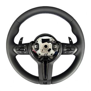 Volante de cuero mejorado de envío rápido para <span class=keywords><strong>BMW</strong></span> F30 F32 F10 F20 F07 F01 E46 E60 E90 M3 M4 <span class=keywords><strong>M7</strong></span> F02 Serie F - Product Image 6