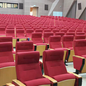 Manwa Expo Auditorium Chairs HB671 Red Beech With Writing Boards For Theater School Lecture Halls - Product Image 5