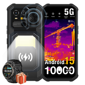 एल्म G3 प्रो 10000mah वायरलेस चार्ज 12 जीबी + 512 जीबी (1TB तक) एंड्रॉइड 15 120hz nfc 5g स्मार्टफोन फोन - Product Image 1