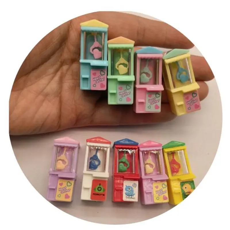 Rumah Boneka Bermain Hadiah Pensil Topper Mainan Resin Lucu Mesin Bentuk Pensil Extender untuk Anak-anak Rumah Sekolah Topi Pena