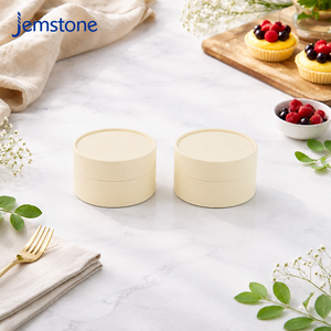 Vente directe usine – Boîte d'emballage cylindrique en papier alimentaire pour gâteau Tiramisu et Cheesecake Basque, compatible four, avec papier sulfurisé - Product Image 1