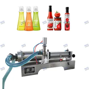 Solidpack automatic heated hopper tomato paste ketchup thick paste fruit jam hot chili sauce filling capping machine 200gr