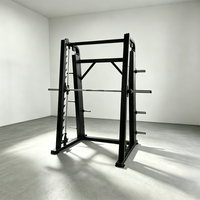Machine Smith Commerciale Robuste Multifonctionnelle avec Rack à Squat et Chargeur de Plaques pour Entraînement en Club de Fitness ou à Domicile