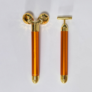 Masajeador Facial 3D de Oro de 24K para Reafirmar la Piel y Eliminar Arrugas - Product Image 1