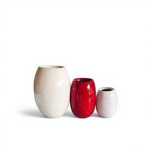 Mejor Oferta, Maceta Grande de Material FRP Ecológico, Estilo Clásico, Acabado Rústico, Decoración de Piso para Hogar, Jardín, Interior y Exterior - Product Image 1