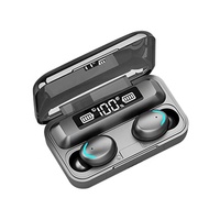 Produits promotionnels Écouteurs sans fil TWS F9 Casque étanche Bluetooth avec batterie externe pour téléphones mobiles