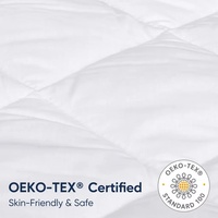 Protège-matelas matelassé imperméable de haute qualité, doux, durable et silencieux, idéal pour hôtels et maisons, style ajusté – Vente chaude