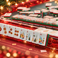 Jeu de Mahjong Américain en Acrylique Écologique avec 160 Tuiles pour des Jeux Sociaux Festifs et des Cadeaux NOUVEAUTÉ 2026