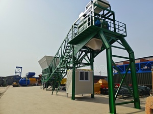 Centrale à béton mobile YHZS90 à haut rendement (90m³/h) – Prix usine, station de malaxage portable remorquable <span class=keywords><strong>avec</strong></span> PLC automatique - Product Image 4
