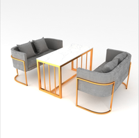 Canapé surface en velours, mobilier de salon doux de luxe de haute qualité