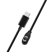 Câble de charge magnétique USB 2.0 de remplacement pour écouteurs Shokz OpenSWim S710, 1 m, conducteur en cuivre pur