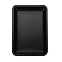 Plateau rectangulaire en fer blanc mat en stock pour fruits secs, bonbons, cigarettes, outils de nail art, style coréen et Ins