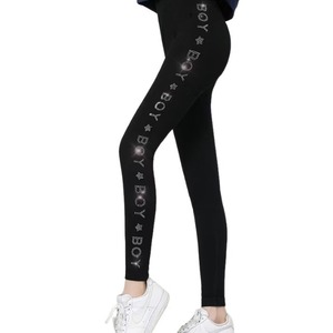 KTS533 Leggings Senza Cuciture con Logo Personalizzato OEM, Foderati <span class=keywords><strong>in</strong></span> <span class=keywords><strong>Pile</strong></span> Spesso con Strass, <span class=keywords><strong>Collant</strong></span> da <span class=keywords><strong>Donna</strong></span> - Product Image 1