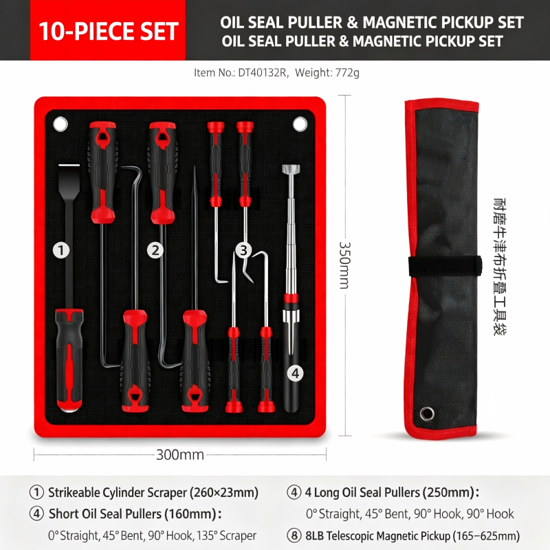 Jeu de 10 tournevis pour joints d'huile