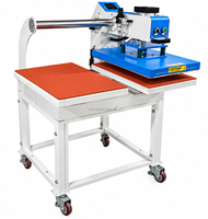 Presse à chaud industrielle grand format 40x60 pour T-shirts, équipement d'impression par sublimation semi-automatique, usage commercial