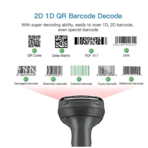 Escáner de Código de Barras Zebra DS4608 SR00007ZZWW, Lector de Imágenes USB Portátil 1D/2D para Punto de Venta e Inventario - Product Image 4