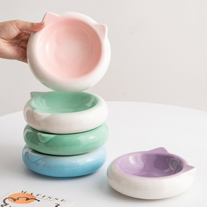 Bol de nourriture <span class=keywords><strong>pour</strong></span> animaux de compagnie moderne en céramique de qualité supérieure anti-étouffement bols ergonomiques <span class=keywords><strong>pour</strong></span> chiens et assiette chauffante <span class=keywords><strong>pour</strong></span> <span class=keywords><strong>chat</strong></span> et bol d'eau <span class=keywords><strong>pour</strong></span> l'extérieur - Product Image 2