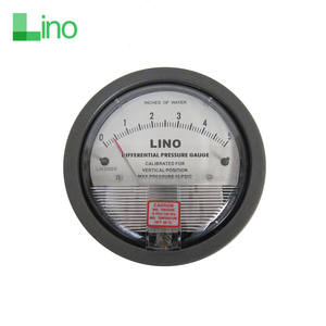 Lino LN-2000ダイキャストアルミケースメカニカルエアクリーニングルーム用差圧ゲージ - Product Image 6