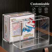 Boîte de présentation magnétique en acrylique personnalisable pour boîte cadeau de cartes à collectionner White Dragon, super aimantée N52, protection UV, anti-poussière