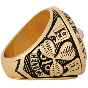 Vente en gros de bagues de championnat des <span class=keywords><strong>Boston</strong></span> <span class=keywords><strong>Celtics</strong></span> 1957, bague plaquée or pour homme, bagues de champions personnalisées - Product Image 3