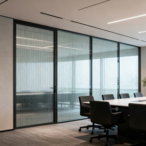 Proteja la privacidad 4mm 5mm 6mm 8mm vidrio estampado grabado adecuado para particiones de oficina/sala de estar. Fábrica al por mayor disponible - Product Image 2