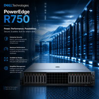 Serveur IA 2U PowerEdge R750 avec processeur Intel Xeon Scalable de 3e génération 3,4 GHz pour la virtualisation cloud et le calcul GPU – En stock