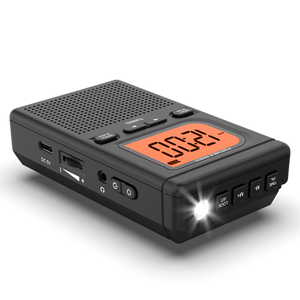 Factory OEM Portable AM FM Digital Radio LED Display Sleep Timer Scan Function USB Rechargeable <b>Mini</b> Pocket Home Outdoor Radio - Product Image 6