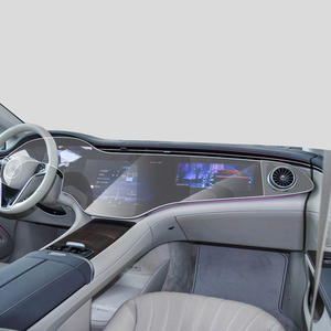 Para Mercedes Benz EQS EQE AMG 2021-2023, accesorios de Interior de coche, consola central, PPF, película protectora de TPU - Product Image 4