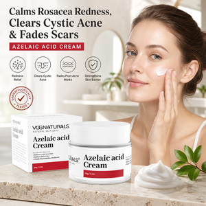 Crema Facial con Ácido Azelaico de Marca Privada, Crema Suave y Calmante que Mejora el Enrojecimiento, las Manchas Oscuras Post-Acné y los Puntos Negros para Pieles Sensibles - Product Image 1