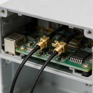 Cable <span class=keywords><strong>de</strong></span> extensión <span class=keywords><strong>de</strong></span> <span class=keywords><strong>antena</strong></span> RF coaxial RG1.13 <span class=keywords><strong>de</strong></span> 50 ohmios con conector hembra en ángulo, PVC, para exteriores, con conductor <span class=keywords><strong>de</strong></span> cobre. - Product Image 6