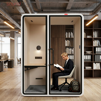 Cabine insonorisée moderne pour bureau à domicile et espace de travail professionnel, solution silencieuse professionnelle