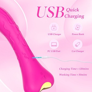 Vibrador de Pene Artificial, Juguete de Masaje para Masturbación, Dildo Simulado de Una Sola Cabeza, Vibración Telescópica, Impermeable, Ecológico - Product Image 4
