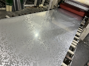 Panneau mural décoratif en miroir or argent, <span class=keywords><strong>feuille</strong></span> <span class=keywords><strong>de</strong></span> <span class=keywords><strong>placage</strong></span> pour projet <span class=keywords><strong>de</strong></span> villa, hôtel, panneau mural en <span class=keywords><strong>bois</strong></span> plaqué miroir - Product Image 4