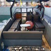 Chine Fabricant Somptueux Forte Multifonctionnel Récréatif En Alliage D'aluminium Plaisir-bateau Avec Chambre Salle De Bains