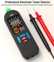 Mini multimètre numérique A2X multimètre à écran couleur de type stylo à plage automatique multimètre portable rechargeable