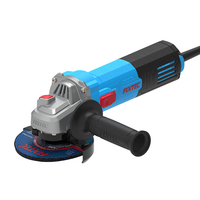 Meuleuse d'angle professionnelle FIXTEC 900W 100mm avec interrupteur arrière électrique, mini meuleuse d'angle
