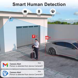 Oem 5/8mp חכם <span class=keywords><strong>cctv</strong></span> אבטחה מצלמה בלילה חזון poe pe כיפה מצלמה מובנית מיקרופון זיהוי אנושי מיקרופון אנושי גילוי מתכת מלא חיצוני - Product Image 2