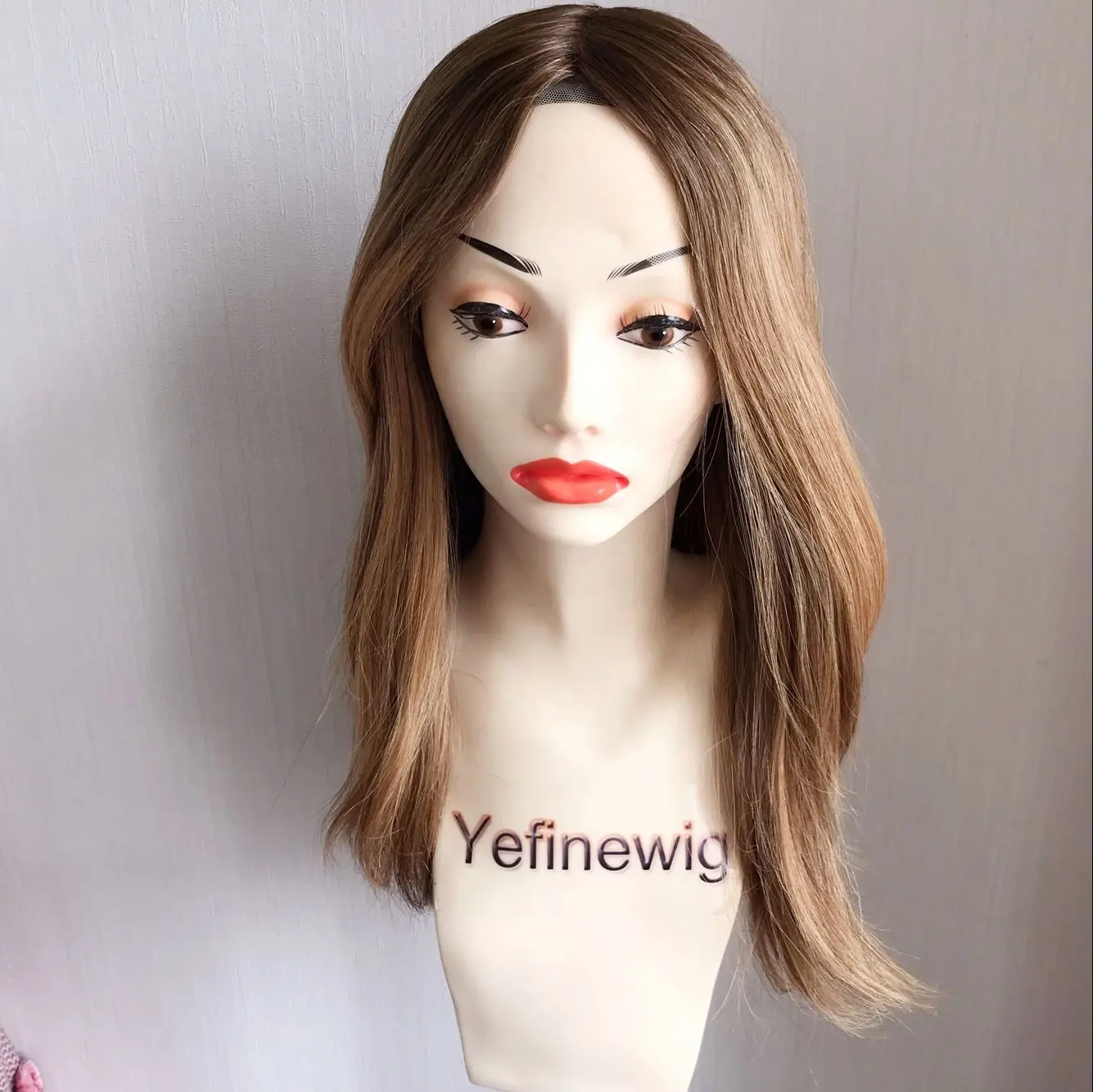 yefinewig manufacturer blonde ombre balayage Jewish base lace front wigs