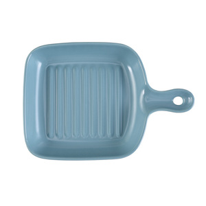 Nórdicos <span class=keywords><strong>en</strong></span> forma de <span class=keywords><strong>Ronda</strong></span> mate de cristal vajilla de cerámica para hornear Pan comida placa para fiesta de campamento - Product Image 5