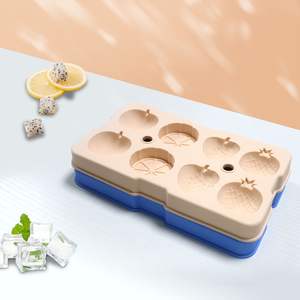 Hot Sale Fruit-Shaped Silicone <b>Ice</b> Cube Tray 188*111*18mm Size Ideal for Home Bar DIY Summer Cooling & Homemade <b>Ice</b> <b>Cream</b> <b>Tools</b> - Product Image 2