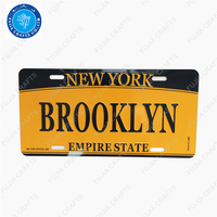 Placa de aluminio y Metal personalizada para Taxi de Nueva York, decorativa, en relieve, para pared