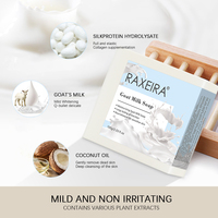 Savon au Lait de Chèvre Naturel en Gros Nettoyant en Profondeur Hydratant Lissant Protection Antioxydante Mousse Riche au Lait
