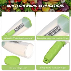 Coupeur multifonctionnel en acier inoxydable pour éplucher et couper <span class=keywords><strong>les</strong></span> pommes <span class=keywords><strong>de</strong></span> terre Carottes Pommes Accessoires <span class=keywords><strong>de</strong></span> cuisine <span class=keywords><strong>de</strong></span> qualité Rangement des couteaux - Product Image 2