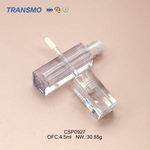 Tubes de gloss transparents, emballage personnalisé de tubes de rouge à lèvres liquide, tubes carrés de 4,5 ml pour gloss, emballage de baume à lèvres, applicateur de gloss - Product Image 6