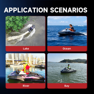 เรือคาร์ท Aqua Kart สำหรับขาย เรือคาร์ทแบบดริฟท์สำหรับผู้ใหญ่และวัยรุ่น กำลังขับเคลื่อนด้วยใบพัด 15000 วัตต์ แบตเตอรี่ลิเธียม 74 โวลต์ - Product Image 4