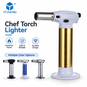 YIZHENG YZ-022 <span class=keywords><strong>Chalumeau</strong></span> <span class=keywords><strong>de</strong></span> cuisine portatif au butane à flamme jet pour la pâtisserie, les desserts, le barbecue et la cuisson - Product Image 4