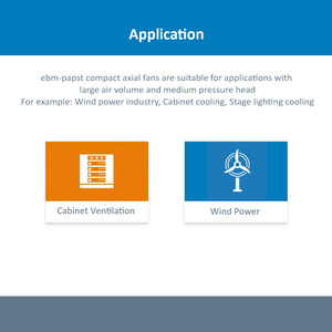 Ventilador de Refrigeración AC ebm-papst 4656N, Ventilador de Ventilación para Gabinetes de Control de Equipos Industriales - Product Image 5