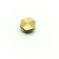 1/4 "filetage de tuyau mâle tuyau en laiton fourré bouchon à tête hexagonale raccord de tuyau en laiton NPT carburant eau air